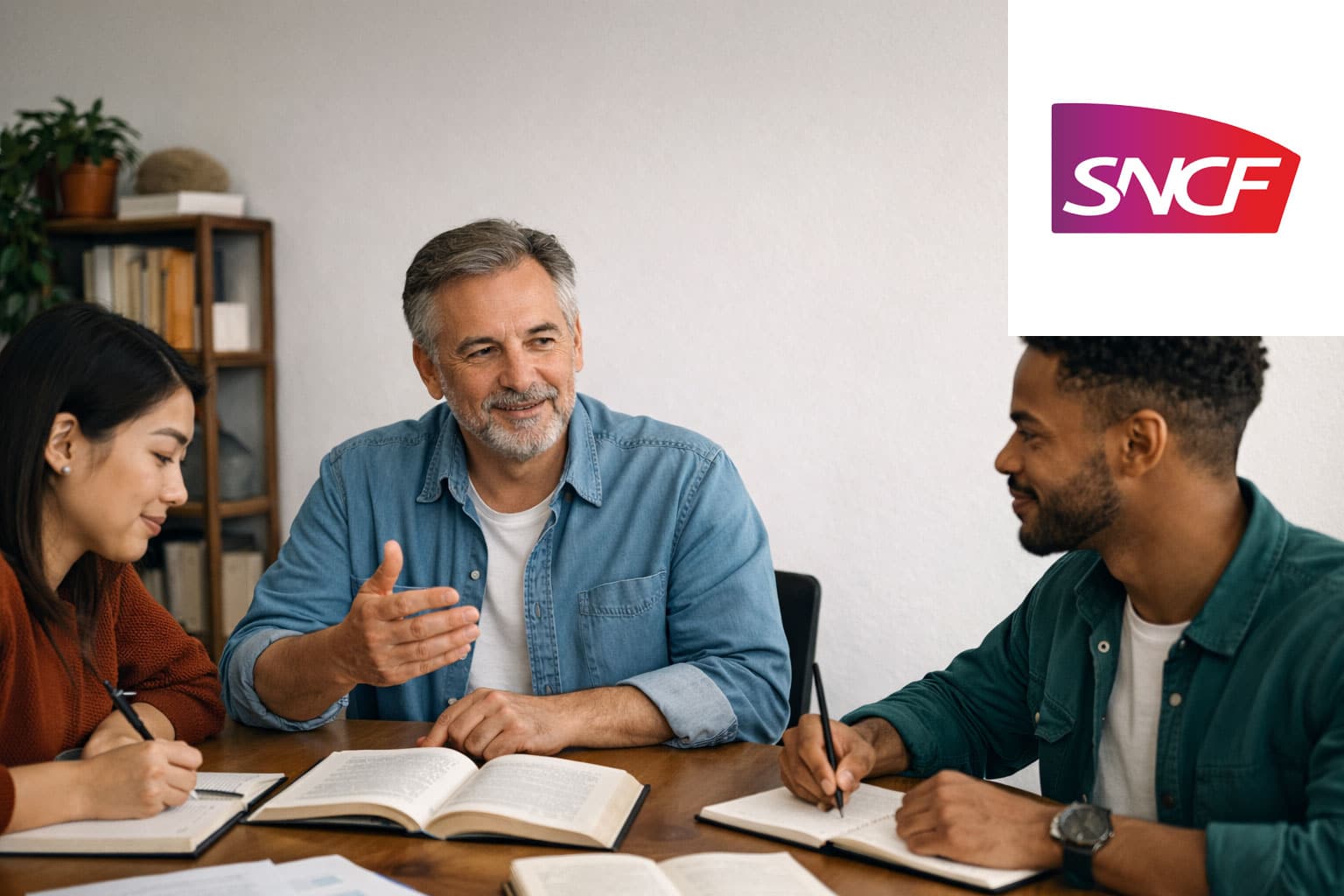 etude-cas-sncf Groupe de professionnels en séance de codéveloppement